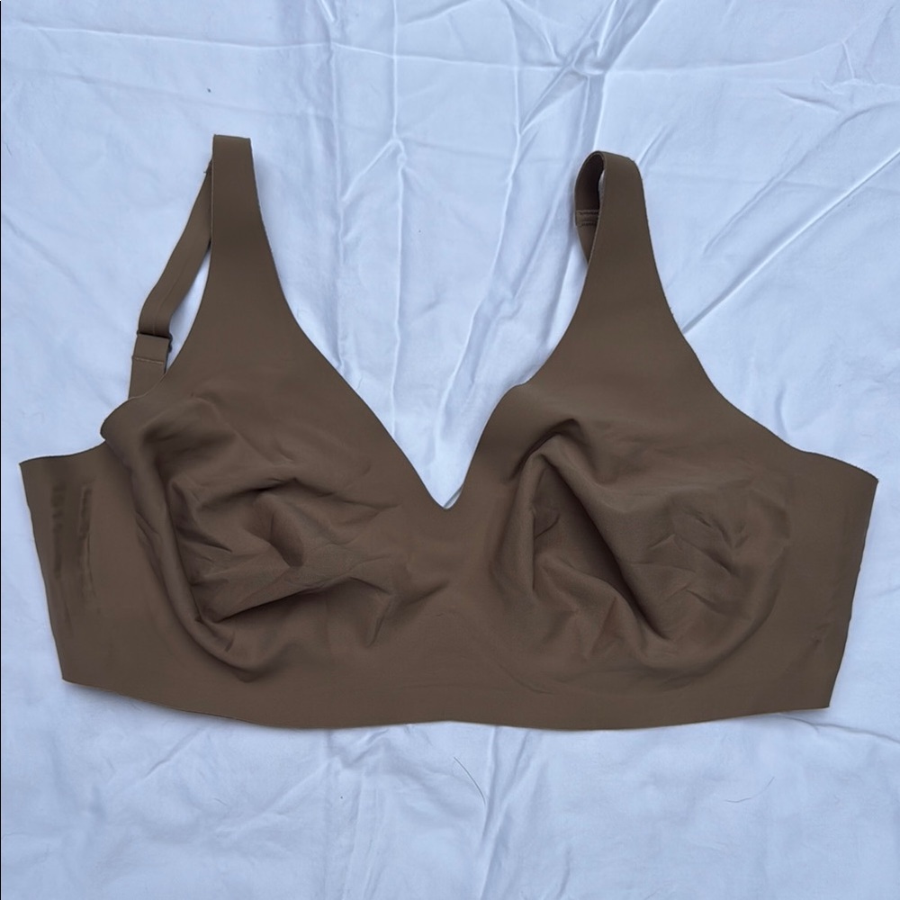 Knix Revolution Bra v-neck M++ mushroom light brown